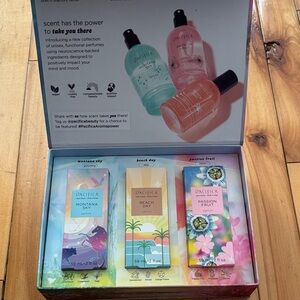 Pacifica Bath & Body Trio - Blue, Pink, Yellow